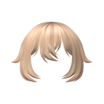 Messy Anime Bangs In Blonde Roblox