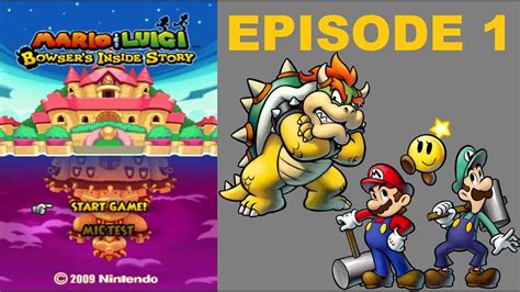 Mario And Luigi Bowser S Inside Story Episode 1 The Hungry Koopa ~ Kirby Plagiarism Youtube