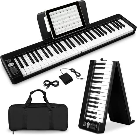 Amazon Ktaxon Foldable Electronic Keyboard Piano Semi Weighted