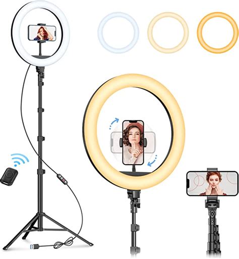 Amazon Weilisi 12 Selfie Ring Light With 63 Tripod Stand