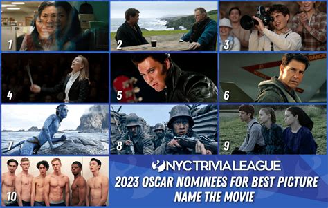 Picture Round — 2023 Oscar Nominees For Best Picture Nyc Trivia League