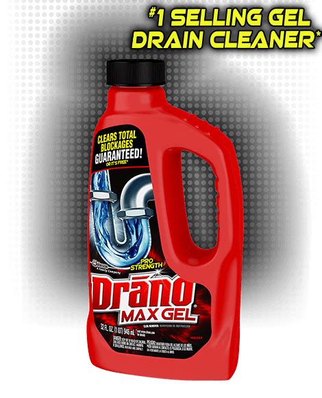 Max Gel Clog Remover Drano Sc Johnson