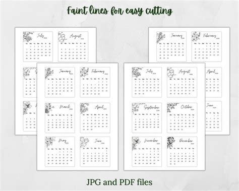 2025 January Calendar Photo Cards Template Verna D Harris