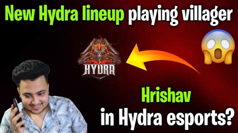 New Hydra Lineup Playing Villager Esports Hydra Esports Youtube