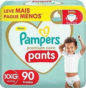 Fralda Pampers Pants Premium Care XXG 90 Fraldas Amazon Br