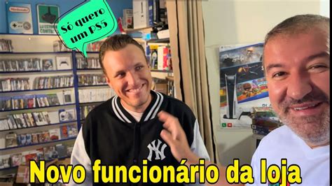 CONTRATEI UM FUNCIONÁRIO PRA LOJA DE GAMES YouTube