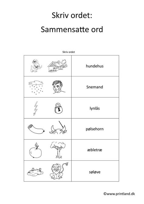 Sammensatte Ord