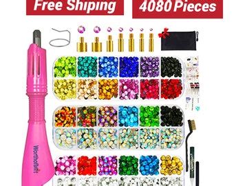 Purple Hot Fix Tool Applicator Rhinestone Setter Jeweler New Etsy