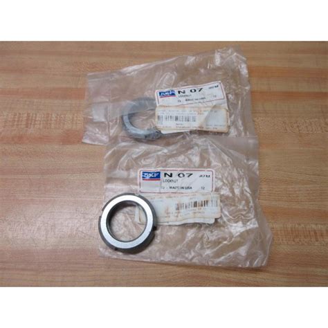 SKF N-07 Bearing Locknut N07 (Pack of 3) - Mara Industrial
