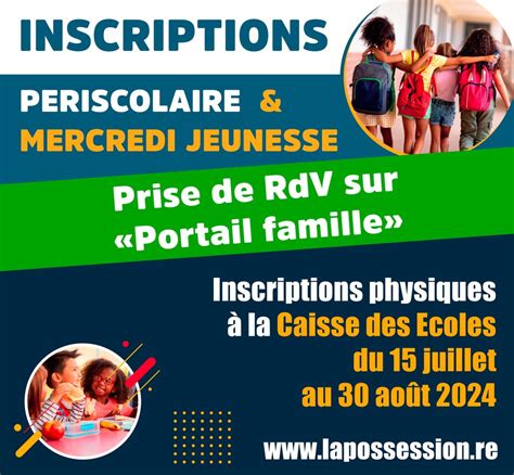 Inscriptions Périscolaire mercredi jeunesse