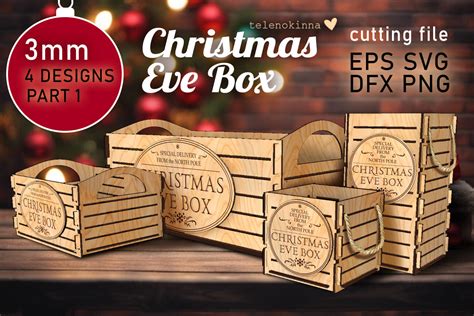 Christmas Eve Box Part Svg Graphic By Telenok Creative Fabrica