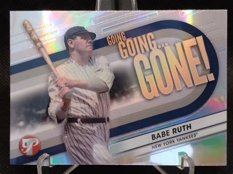 ベーブ ルース ゴーンヌ 2023 TOPPS PRISTINE GOING GOING GONE BABE RUTH GGG 23