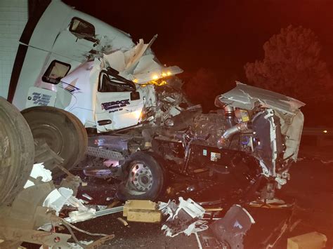 Accident Involving Three Semi Trucks Closes Eastbound I 40 Late