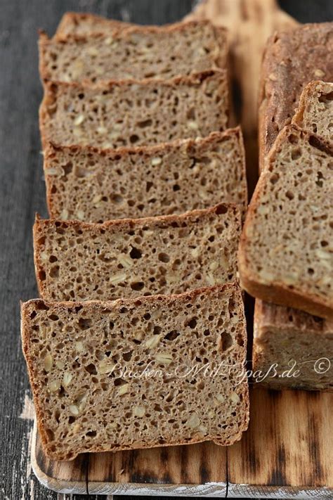 Roggen Sauerteigbrot Mit Sonnenblumenkernen Rezept Brot Selber