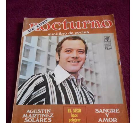 Revista Nocturno Agustin Martinez Solares Tere Velazquez 70s Mercadolibre