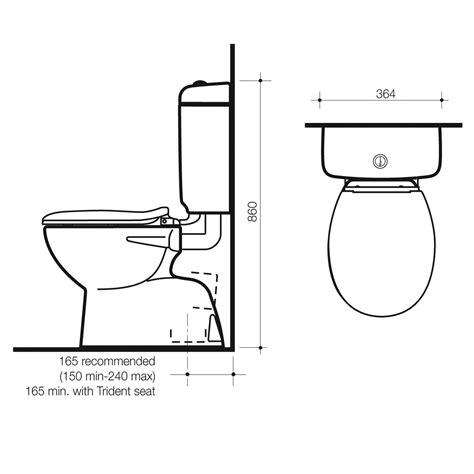 Caroma Wels 4 Star Trident Sovereign S Trap Toilet Suite Bunnings