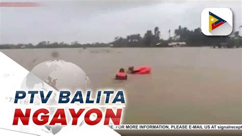 Ilang Barangay Sa Surigao Del Norte Lubog Sa Matinding Baha Youtube