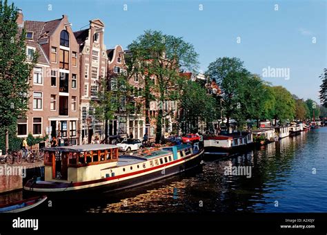 Houseboats The Netherlands Holland Amsterdam Stock Photo 10606178 Alamy