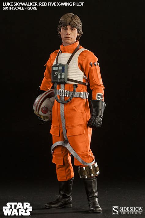 Luke Skywalker Red Five X Wing Pilot Sideshow Sixth Scale Figures