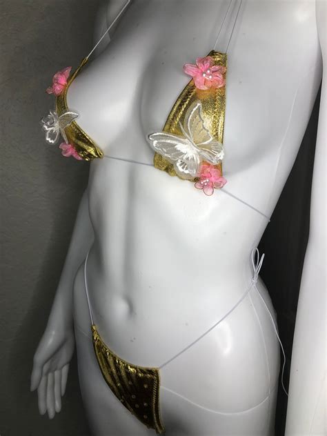 Fairy Micro Bikini Halloween Stripper Outfit Rave Outfit Etsy