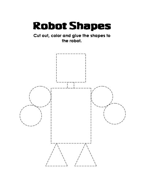 Shapes Cut And Paste Worksheets