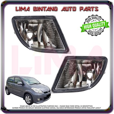 Perodua Myvi Exclusive Edition Front Bumper Fog Lamp Sport Light Left