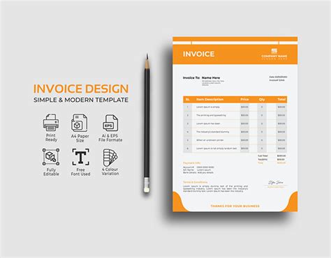 Invoice Design :: Behance