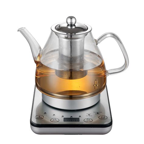 Healthy Choice Electric 800w 12l Digital Glass Kettle Wtea Infuser