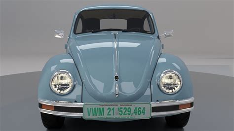 Volkswagen Beetle Last Edition Ultima Edicion 2003 3D Model CGTrader