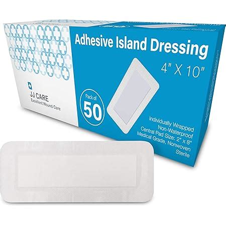 Amazon Jj Care Pack Of Waterproof Adhesive Island Dressing