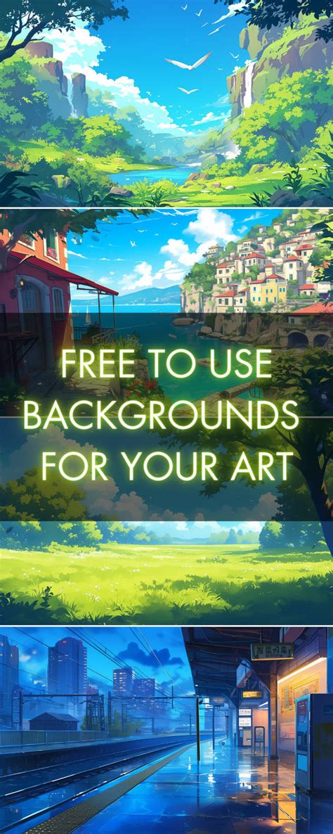 (FREE TO USE) Background set for your art by Niphion on DeviantArt