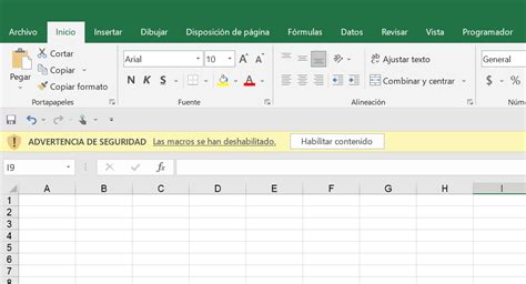 Habilitar Macros En Excel