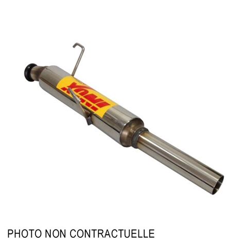 Silencieux Inox Groupe N Rc Racing Peugeot 206 16 8v Config