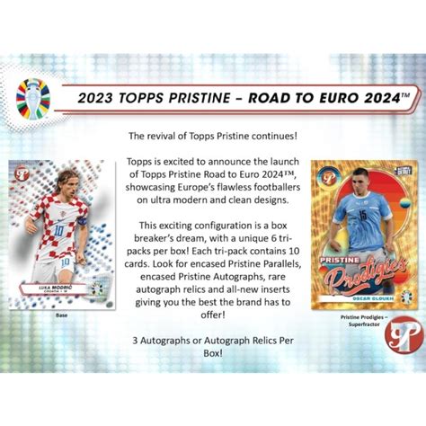 2023 Topps Pristine Road To Euro 2024 Hobby Box Underground Case Breaks