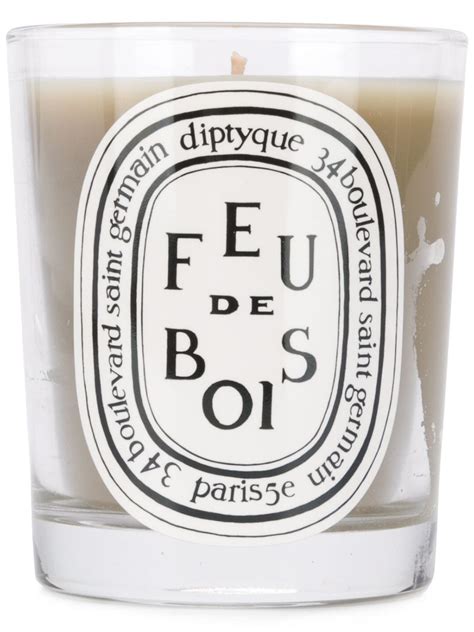 Diptyque Feu De Bois Candle Green FARFETCH