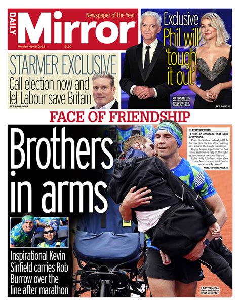 Monday S Uk Newspaper Front Pages May Rifnote