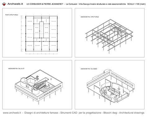 villa savoye structure archweb