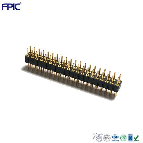 Fpic Single Row PCB Socket 2 54mm Pitch 8 5mm Height Straight Right