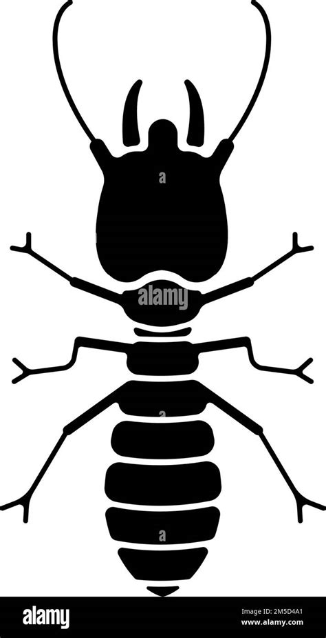 Termite Vector Icon Illustration Stock Vector Image Art Alamy