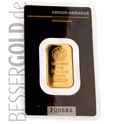 Goldbarren G Heraeus Argor Heraeus Valcambi Umicore Bessergold