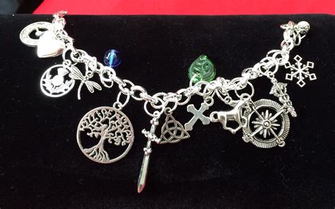 Outlander Bookstv Series Inspired Charm Bracelet Outlan Flickr