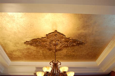 Dining Room Ceiling Gold Ceiling Gold Dining Room