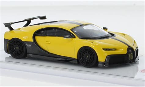 Miniature Bugatti Chiron 1 43 TrueScale Miniatures Pur Sport Jaune