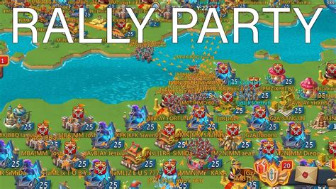 Lords Mobile Rally Party The Ultimate Party Game Youtube