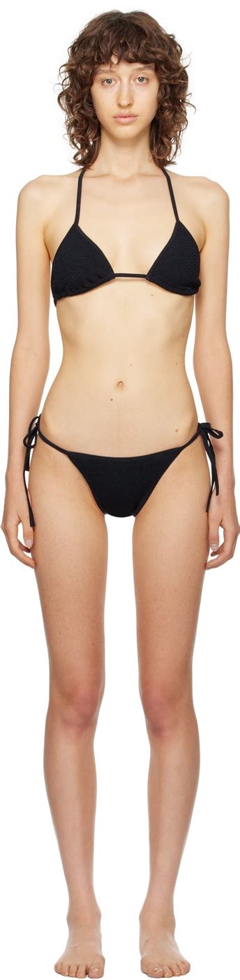 Hunza G Gina Bikini Black Editorialist