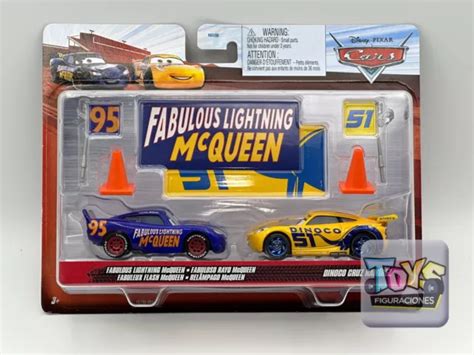 Disney Pixar Cars Fabulous Lightning Mcqueen And Dinoco Cruz Ramirez