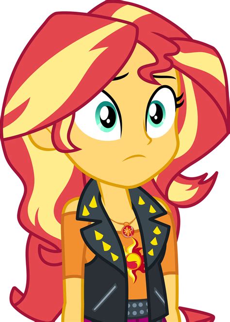 Sunset Shimmer Looking At Wallflower By Cloudyglow On Deviantart