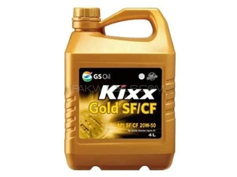 Buy Kixx GOLD SPI SF CF 20W 50 Engine Oil 4 Litre In Pakistan PakWheels