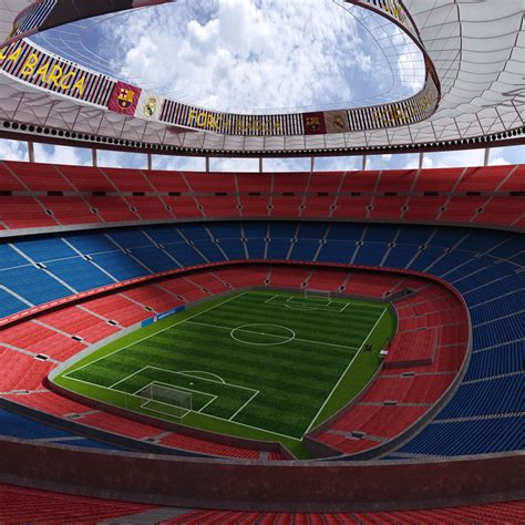 Stadium New Camp Nou | CGTrader