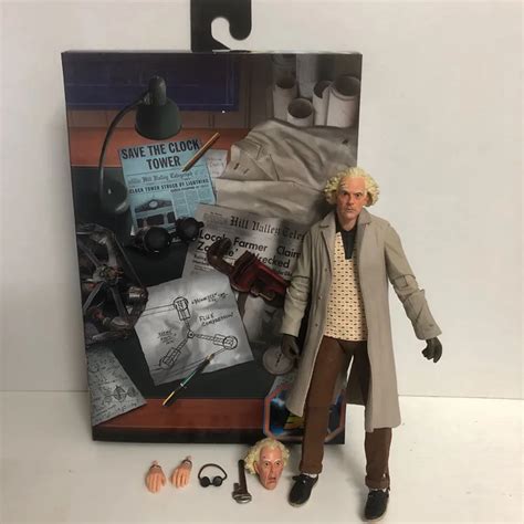 W Magazynie Marty McFly Figurka DOC Br Zowa Figura Z Powrotem Do Przysz